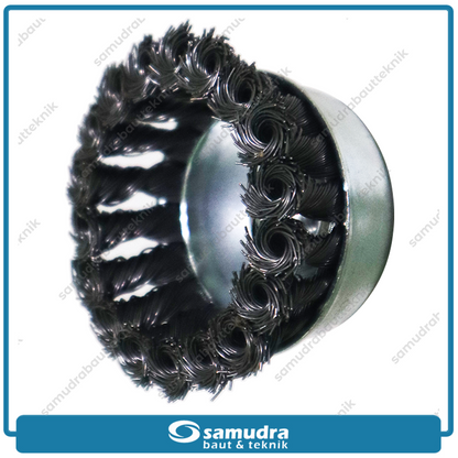 LIPPRO 61610-1.5 Sikat Mangkok Kepang 3"