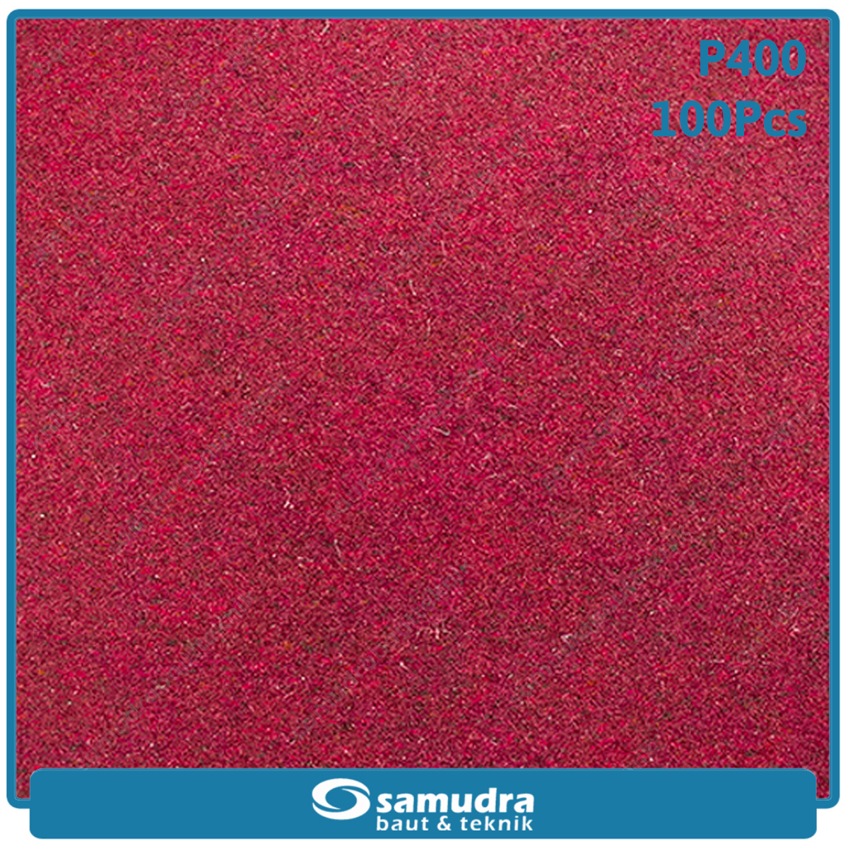 MST 100 pc No. 400 Amplas Bulat Velcro Tempel Mata Gerinda Disc 4 Inch