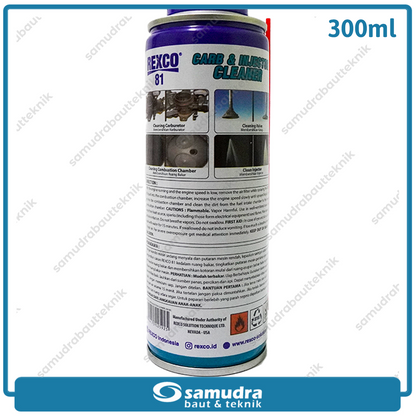 REXCO 81 Carb & Injector Cleaner 300 ml  isi 24 pcs