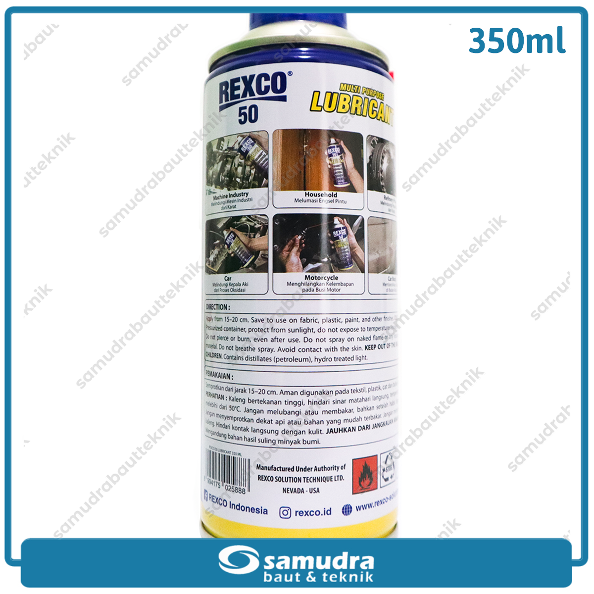 REXCO 50 Multi Purpose Lubricant 350 ml  isi 24pcs