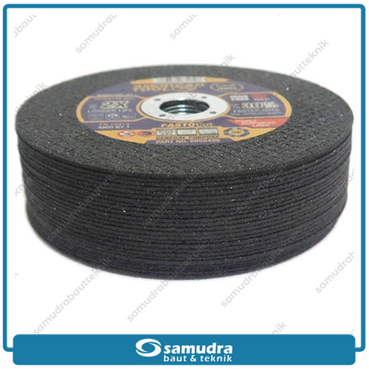 AMERICANTOOL 8959436-B 1 Pak 50 pcs FASTOCUT BLACK Mata Gerinda Potong Besi 4" Hitam