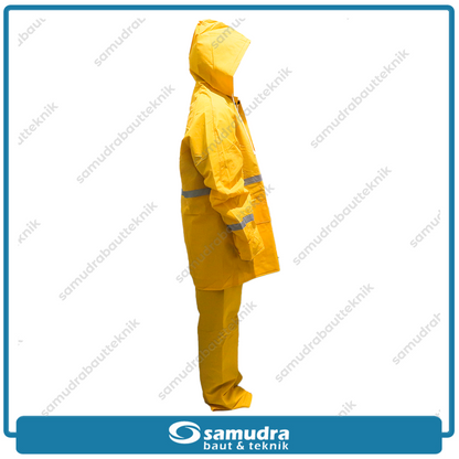GOSAVE SAMUDRA 2S Jas Hujan Baju Celana (XXL) Kuning