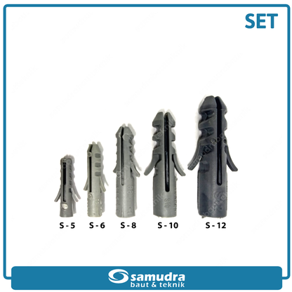 SMD 50 pcs Sekrup Fisher Set S6 S8 Lancip Besar