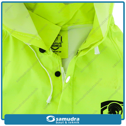 GOSAVE RAINSHIELD 2S Jas Hujan Baju Celana (XXL) Hijau