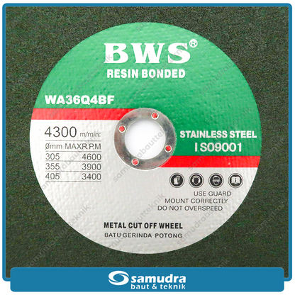 BWS BWS-010113 Batu Gerinda Potong 14" Hijau / Cutting Wheel Green