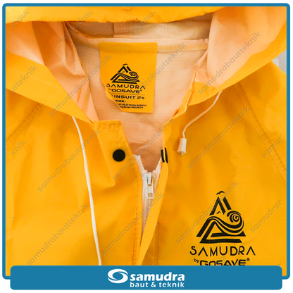 GOSAVE SAMUDRA 2S Jas Hujan Baju Celana (M) Kuning