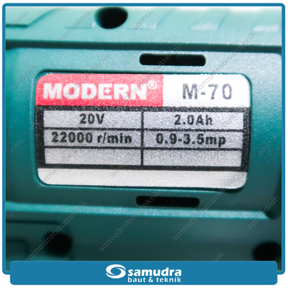 MODERN M-70 Mesin Jet Cleaner Cordless Baterai 20V