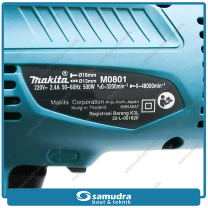 MAKITA M0801B / MT80B Mesin Bor Beton Listrik 13 mm / Impact Drill 500 Watt