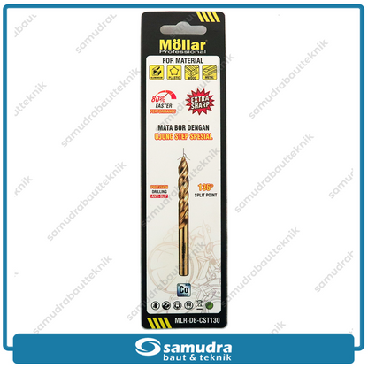 MOLLAR CST130 Mata Bor Cobalt Step-Tip 13 mm