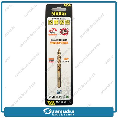 MOLLAR CST115 Mata Bor Cobalt Step-Tip 11.5 mm