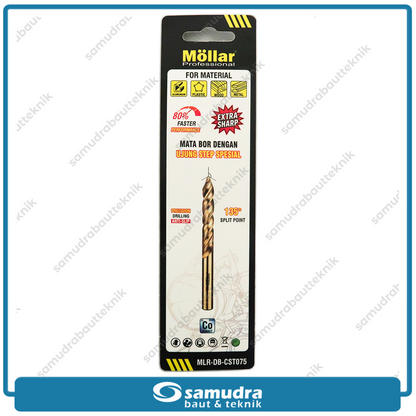 MOLLAR CST075 Mata Bor Cobalt Step-Tip 7.5 mm