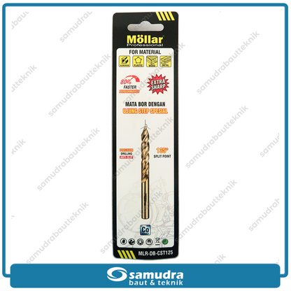 MOLLAR CST125 Mata Bor Cobalt Step-Tip 12.5 mm
