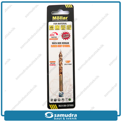 MOLLAR CST055 Mata Bor Cobalt Step-Tip 5.5 mm