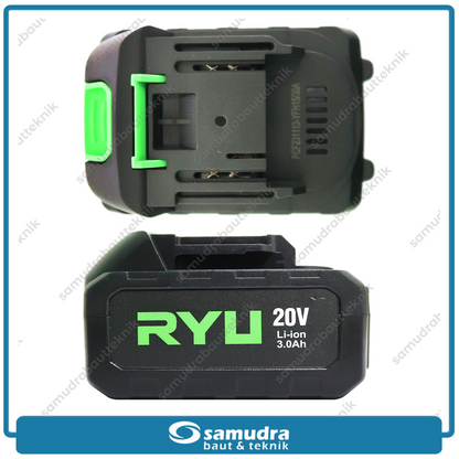 RYU RCW20V Mesin Buka Baut Mobil Baterai 20V / Cordless Impact Wrench