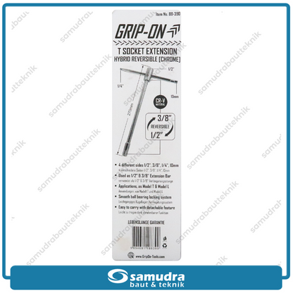 GRIPON 88-390 Kunci Sok T Hybrid Gagang Bolak Balik 7 in 1