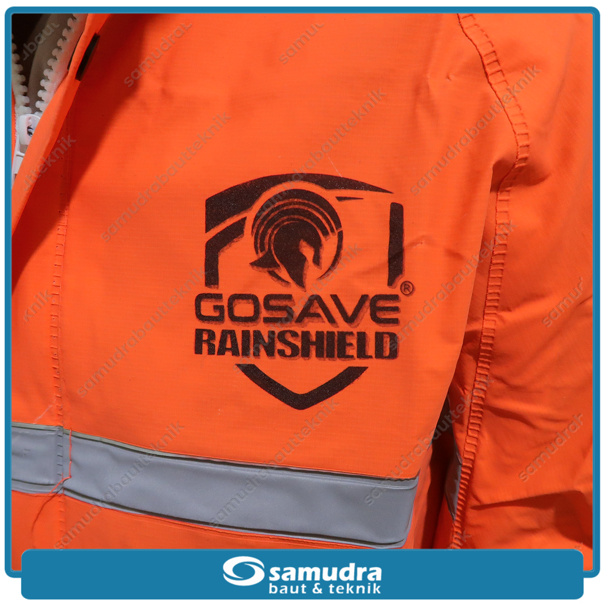GOSAVE RAINSHIELD 2S Jas Hujan Baju Celana (L) Oranye