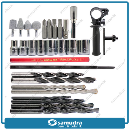 MAILTANK SH11 Mesin Bor Beton Listrik 13 mm Aksesoris Set
