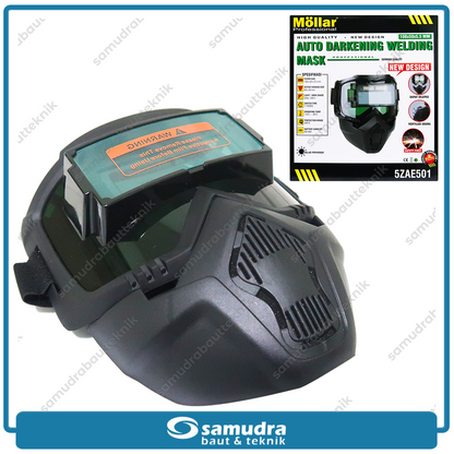 MOLLAR 5ZAE501 Kedok Las Auto Darkening / Topeng Las