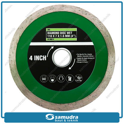 RYU AC-DD019 Mata Potong Keramik Basah 4" / Diamond Wheel Wet