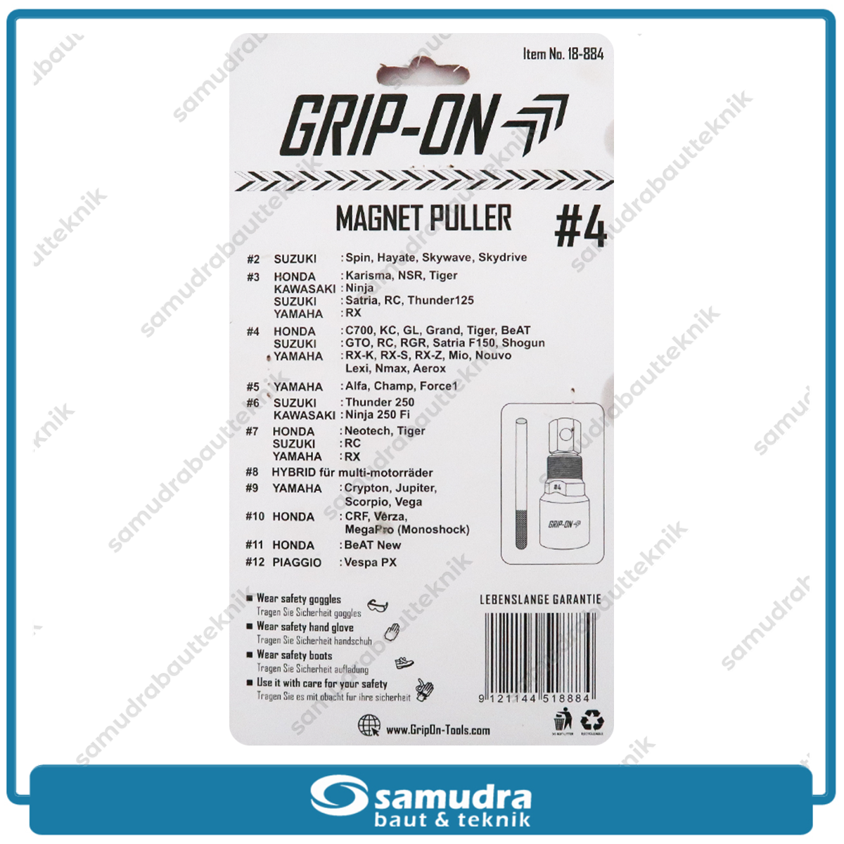 GRIPON 18-888 Treker Magnet Motor No. 8 / Magnet Puller Hybrid