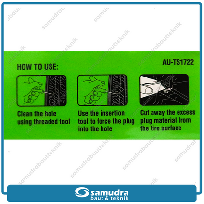 TEKIRO AU-TS1722 Isi Ulang Karet Ban Tubles / Refill Cacing