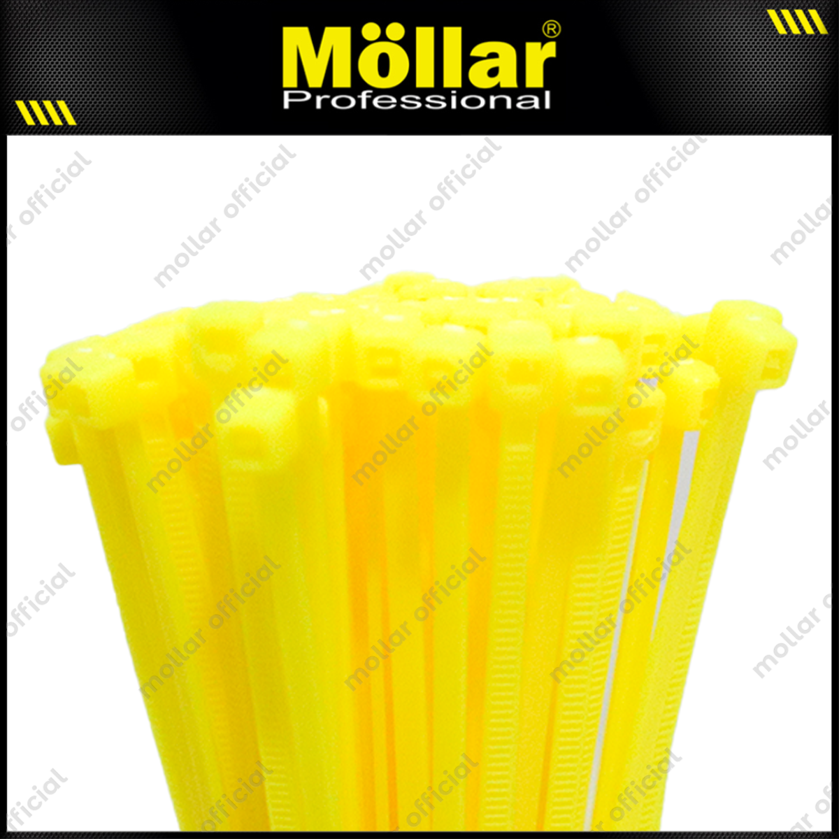 MOLLAR KT-25100 Kabel Ties 2.5x100 mm Kuning