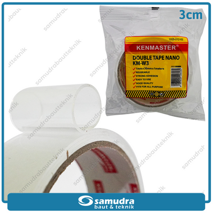 KENMASTER OL-037 Double Tape Nano KM-W3 - 3 cm x 1 meter