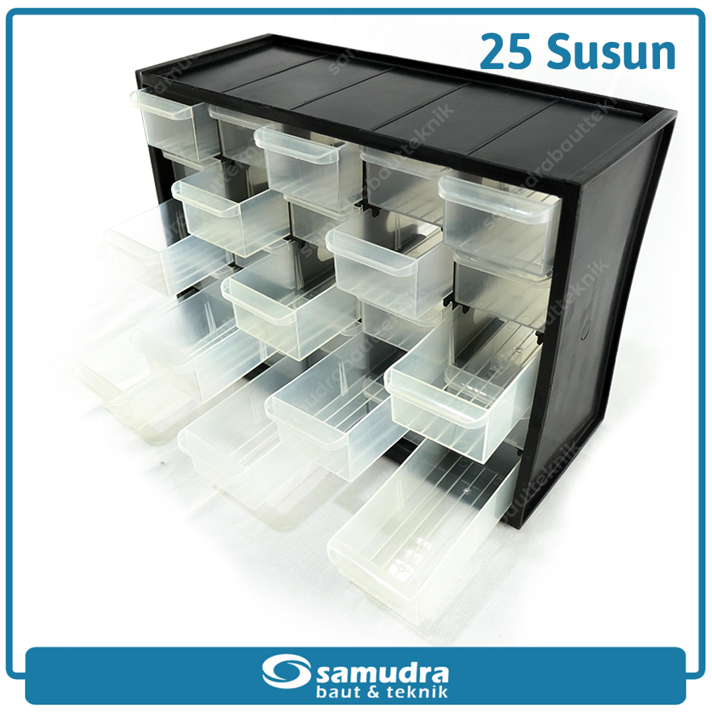 KENMASTER RAK-016 Rak Susun 25 pcs / Rak Drawer 25 Slot