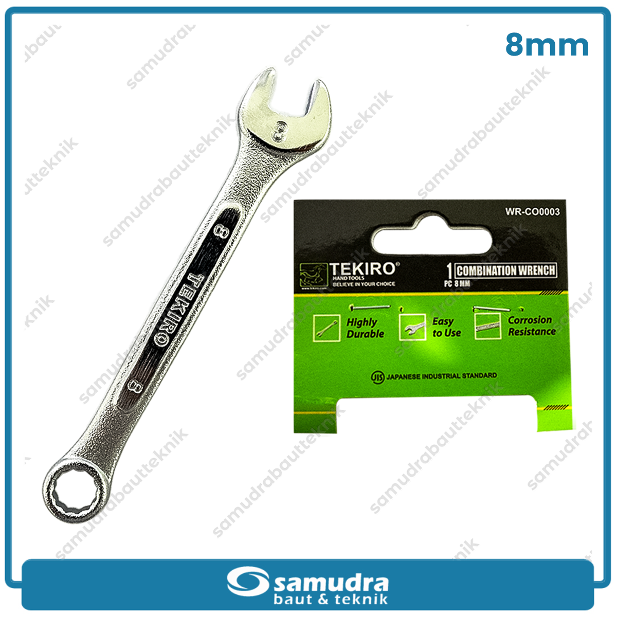 TEKIRO WR-CO0003 Kunci Ring Pas 8 mm