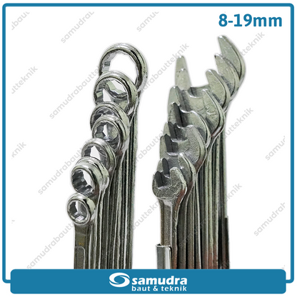 DIAMOND-GC Kunci Ring Pas Set 8 pcs (8-19 mm)