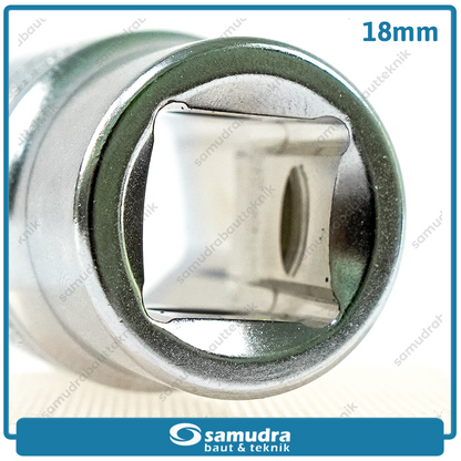 LIPPRO 3101M-18 Mata Sok 1/2" 6PT 18 mm