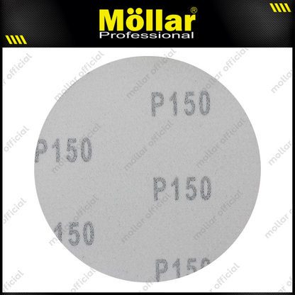 HSS Amplas Bulat No 150 Amplas Velcro Tempel Mata Gerinda 4 Inch - 100 Pcs