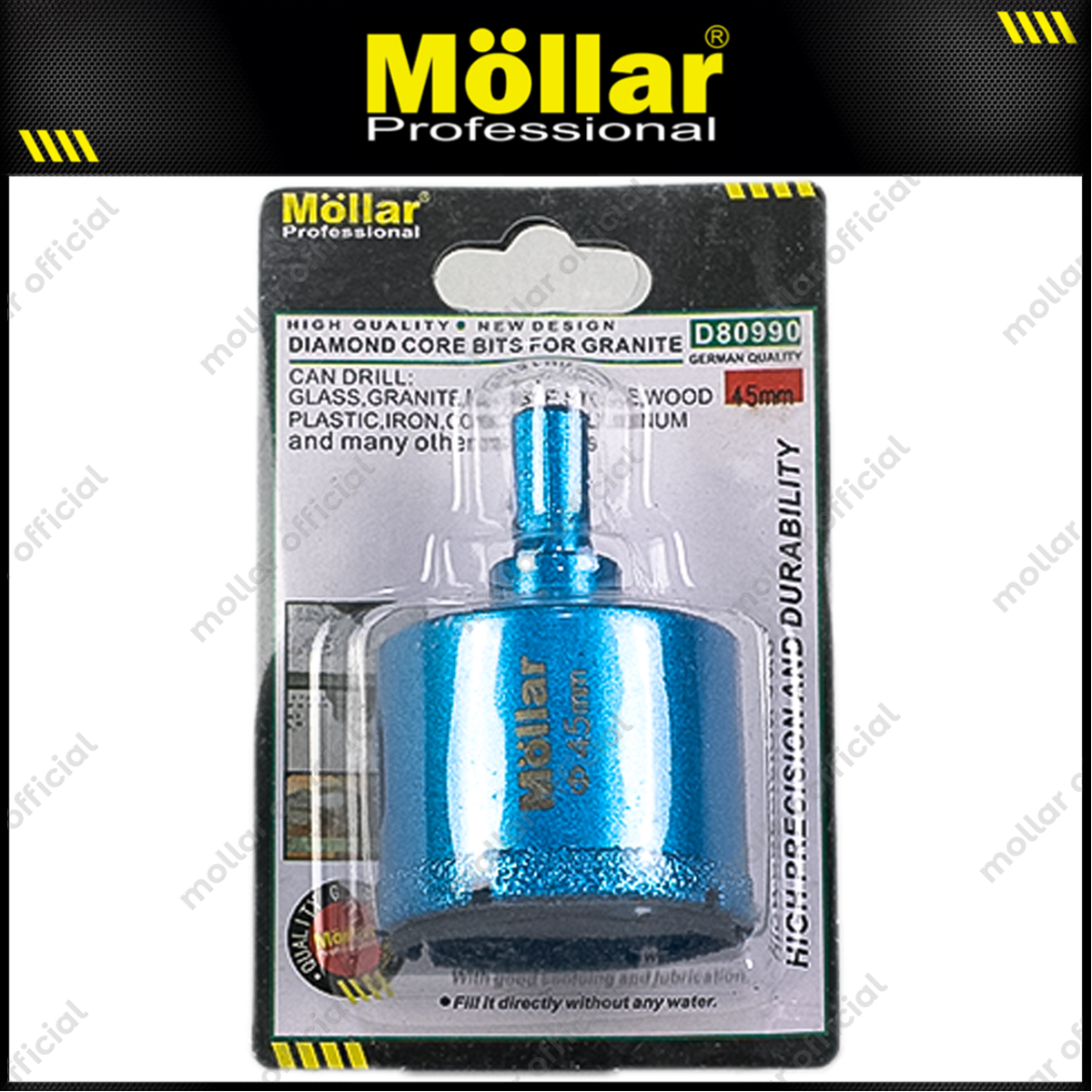 MOLLAR D80990 Mata Bor Granit 45 mm / Diamond Core Bit
