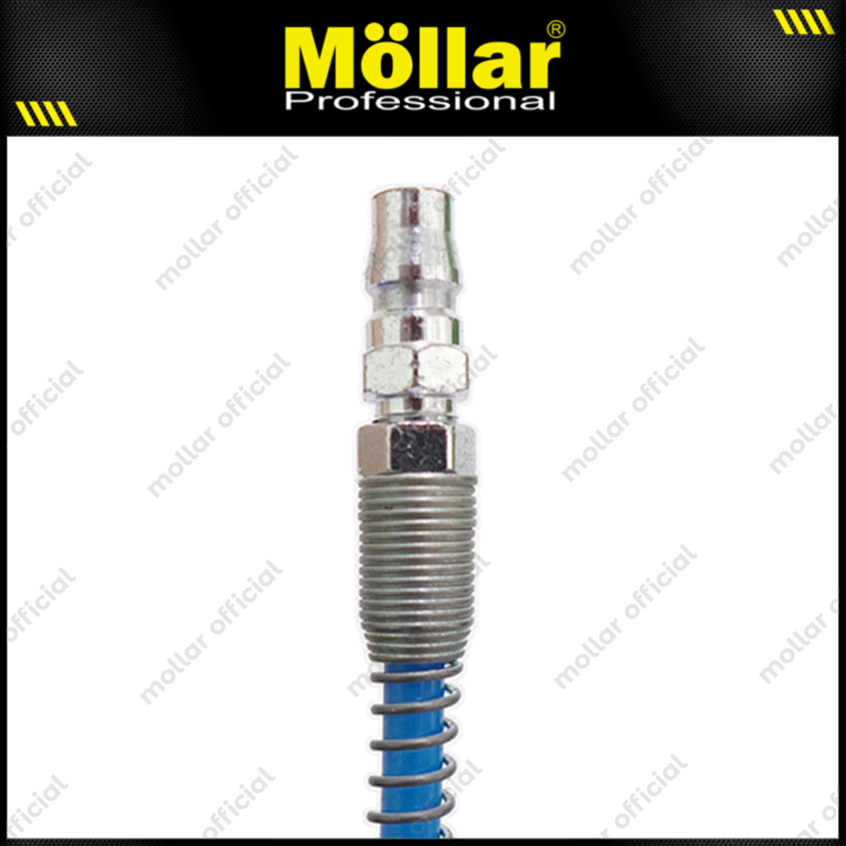 MOLLAR Selang Spiral 12 meter Biru 8 x 5 mm / Selang Recoil