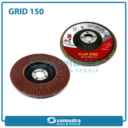 K55 K55-YH-RFD-T415 Amplas Susun No. 150 / Flap Disc