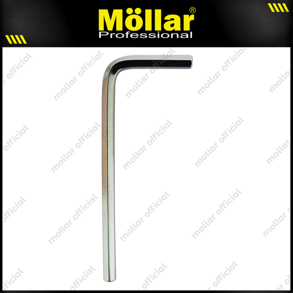 MOLLAR L-HS4M Kunci L Pendek Flat 4 mm