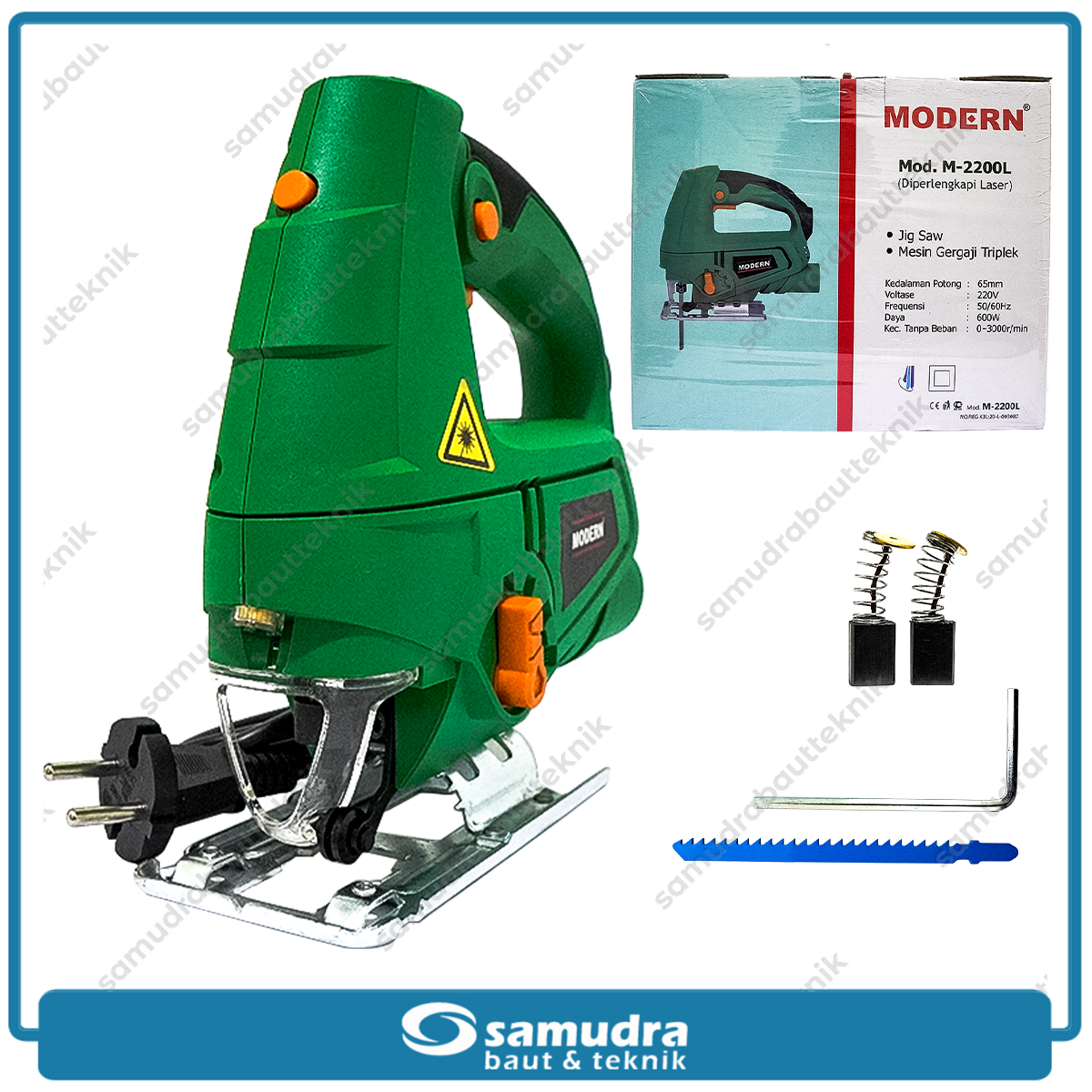 MODERN M-2200L Mesin Jigsaw Listrik Laser Variable Speed
