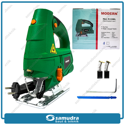 MODERN M-2200L Mesin Jigsaw Listrik Laser Variable Speed