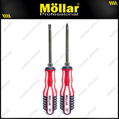 MOLLAR Obeng 2 Way Bendera 5"x6 mm