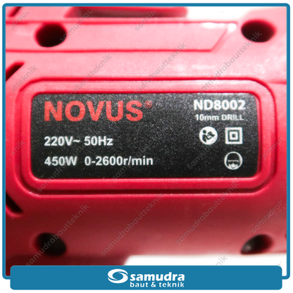 NOVUS ND8002 Mesin Bor Listrik 10 mm