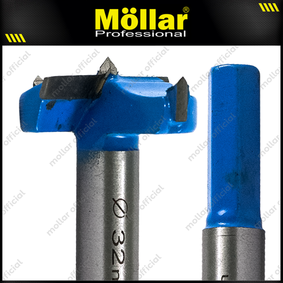 BISON D80981 Mata Bor Kayu Engsel Sendok 32 mm / Forstner Bit