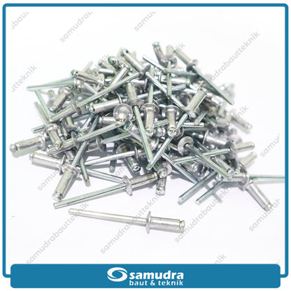 PAKU RIVET ECO 540 100 Pcs 4 X 11 Mm Blind Rifet Tembak Aluminium