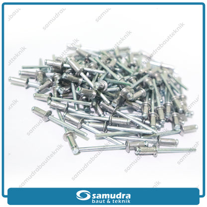 PAKU RIVET Eco 640 100 Pcs 4.8 X 11 Mm Blind Rifet Tembak Aluminium
