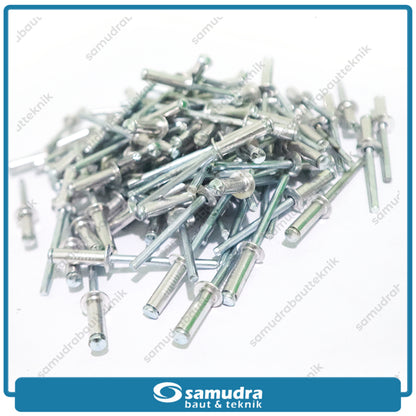 PAKU RIVET ECO 675 100 Pcs 4.8 X 19 Mm Blind Rifet Tembak Aluminium