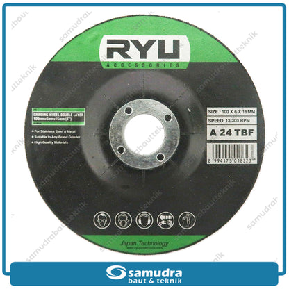 RYU AC-GW154 Mata Gerinda Poles Besi 4" / Grinding Wheel