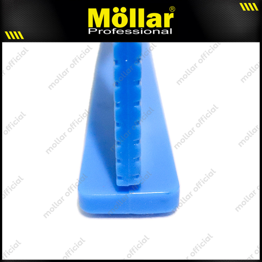 MOLLAR PSR7 Siku Meter Plastik 7" Biru / Triangle Ruler