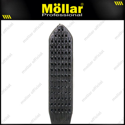 HDT D84300 Sikat Baja Gagang Plastik 6 Baris Hitam