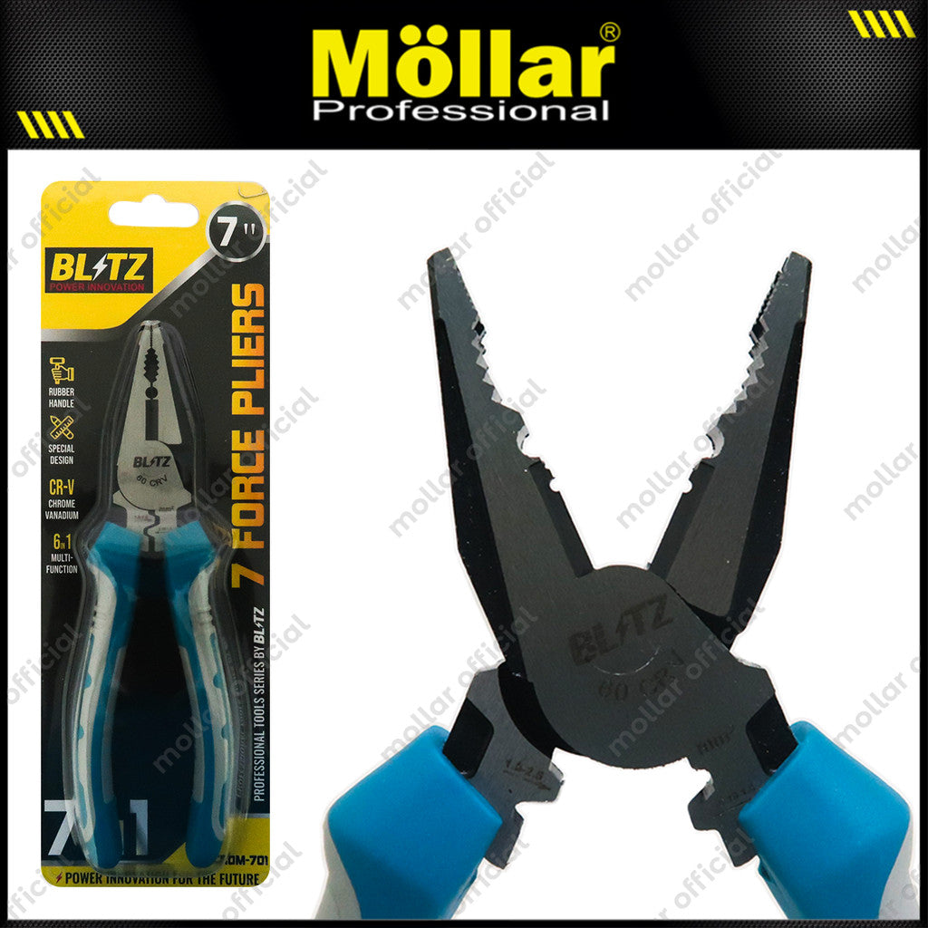 BLITZ CROM-701 Tang Kombinasi 7" Multifungsi 7 Force