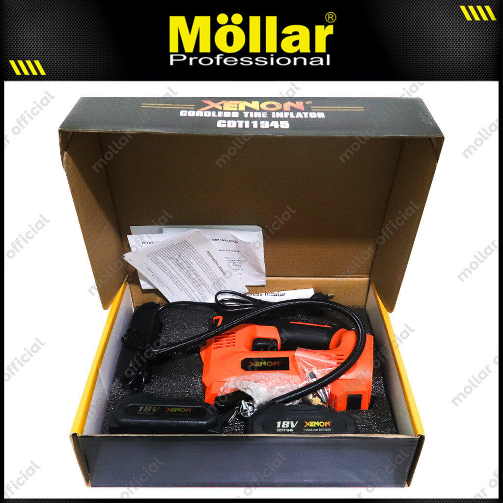 XENON CDTI1845 Mesin Pompa Angin Baterai 18V / Cordless Tire Inflator