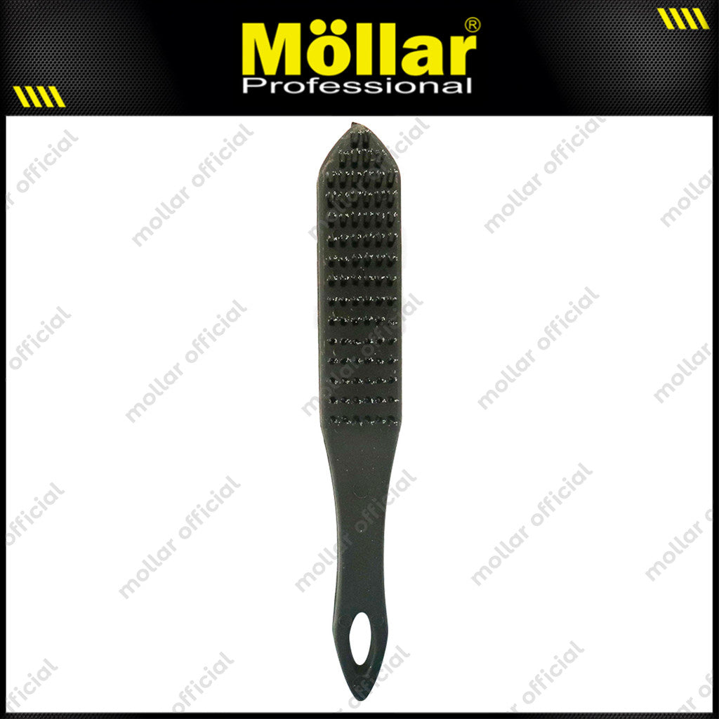 HDT D84300 Sikat Baja Gagang Plastik 6 Baris Hitam